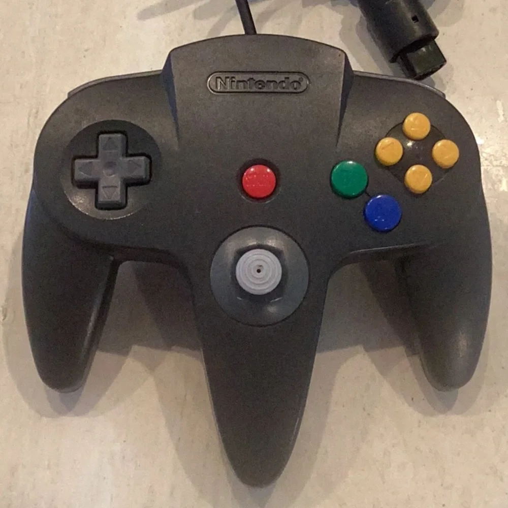 Genuine Nintendo 64 Controller Tight Stick OEM N64 Black Original Authentic